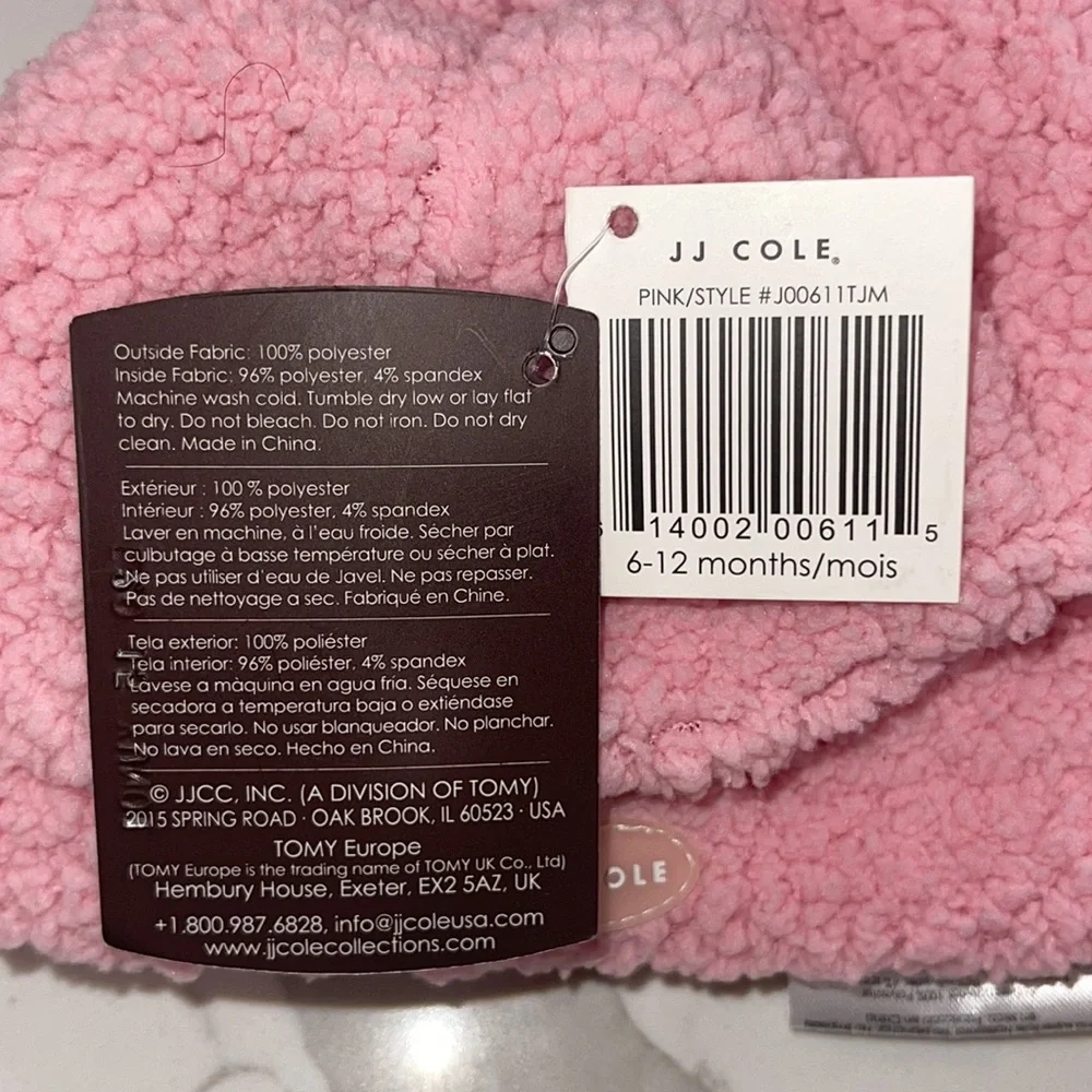 NWT JJ Cole bundleme Pink Beanie